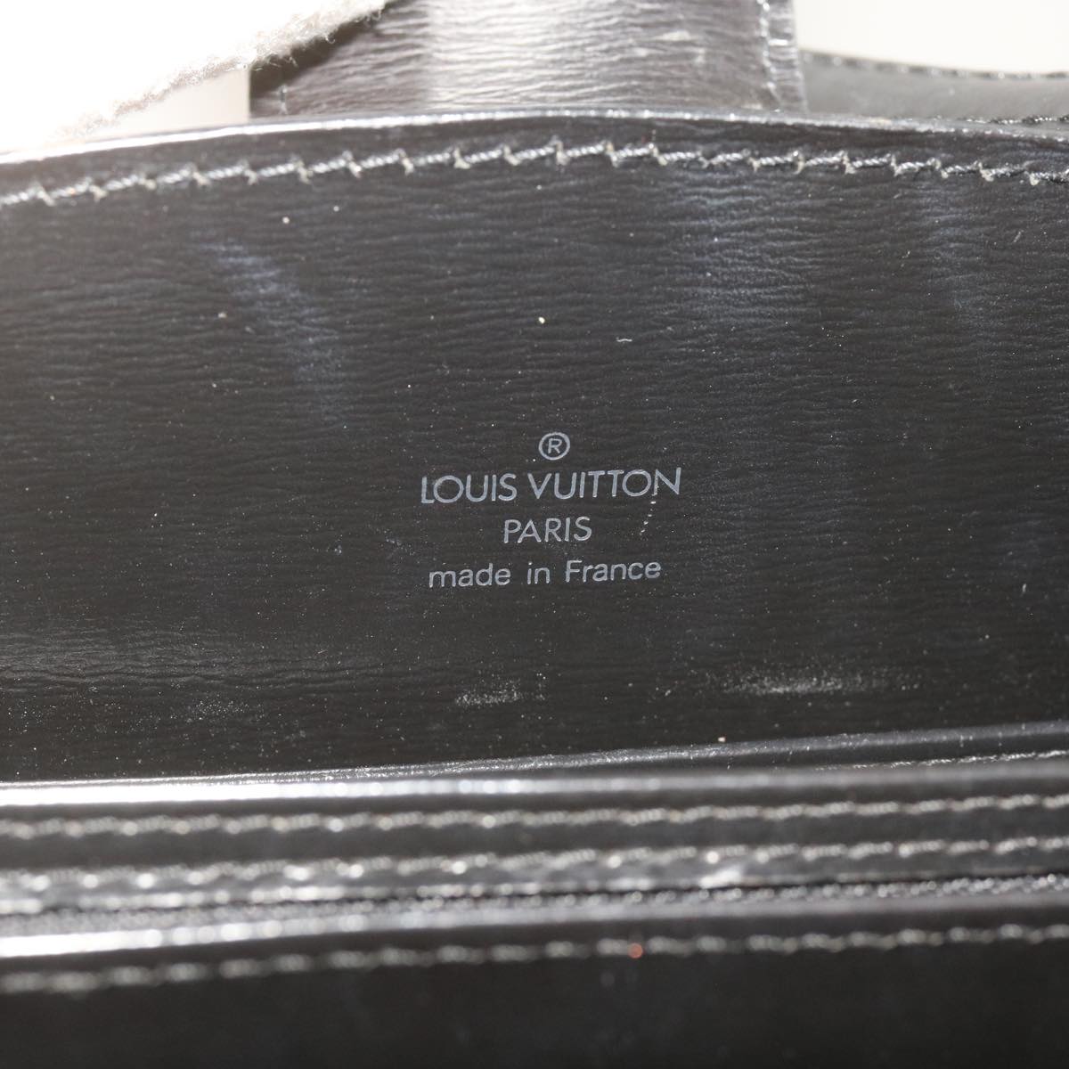 LOUIS VUITTON Epi Capuchin Shoulder Bag Black M52342 LV Auth 68454