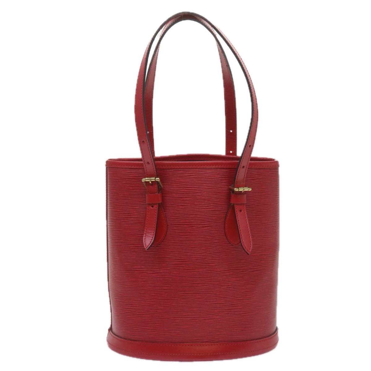 LOUIS VUITTON Epi Bucket PM Shoulder Bag Red M5899E LV Auth 68456A - 0