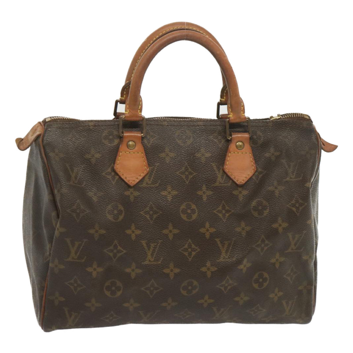 LOUIS VUITTON Monogram Speedy 30 Hand Bag M41526 LV Auth 68462