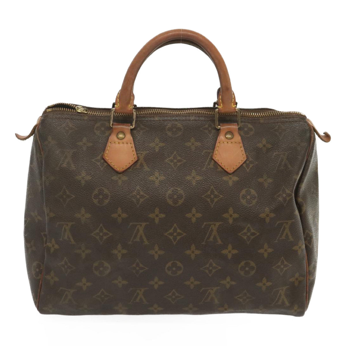 LOUIS VUITTON Monogram Speedy 30 Hand Bag M41526 LV Auth 68462