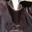 GUCCI Shoulder Bag Patent leather Brown 001 3444 1650 Auth 68465-21