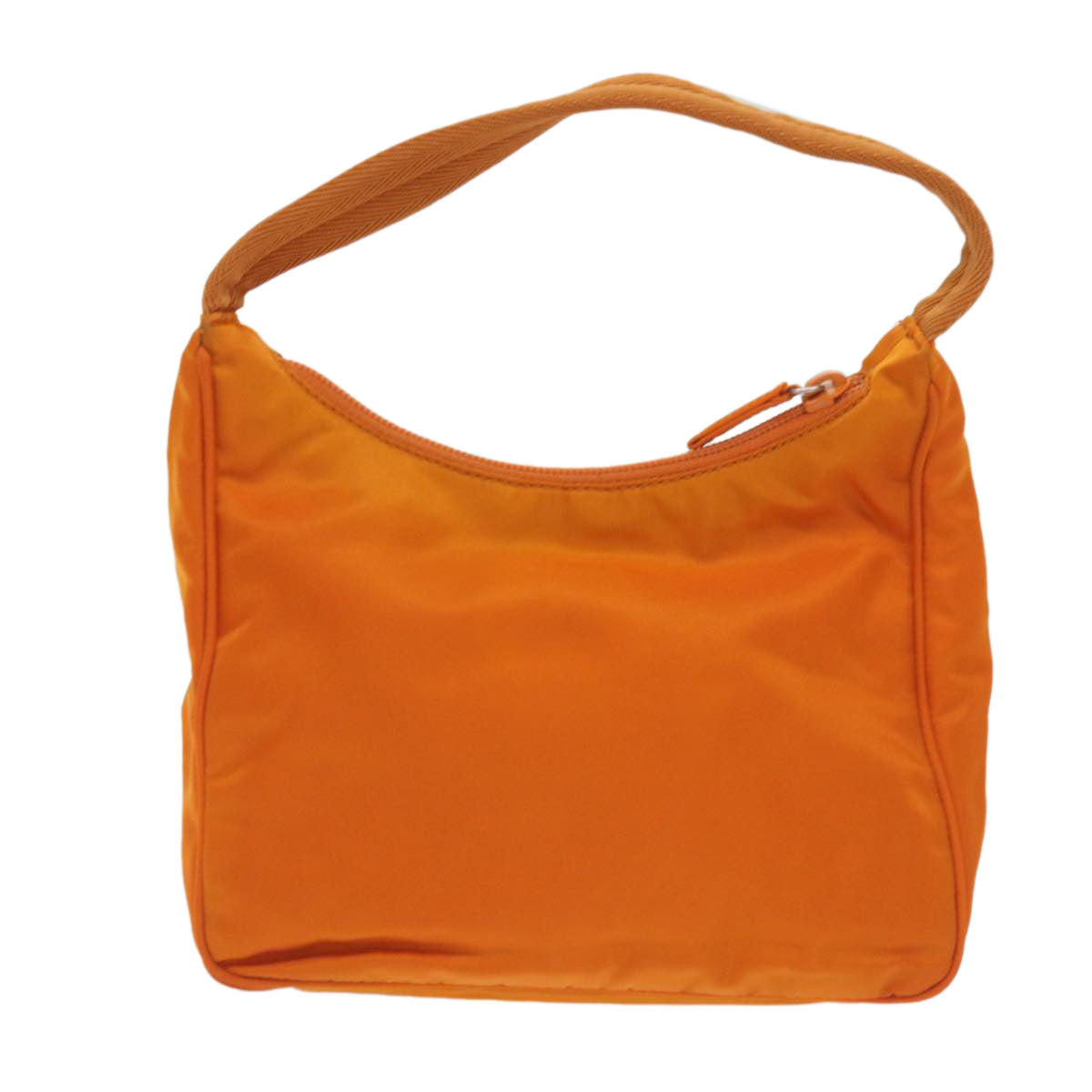 PRADA Hand Bag Nylon Orange Auth 68495 - 0