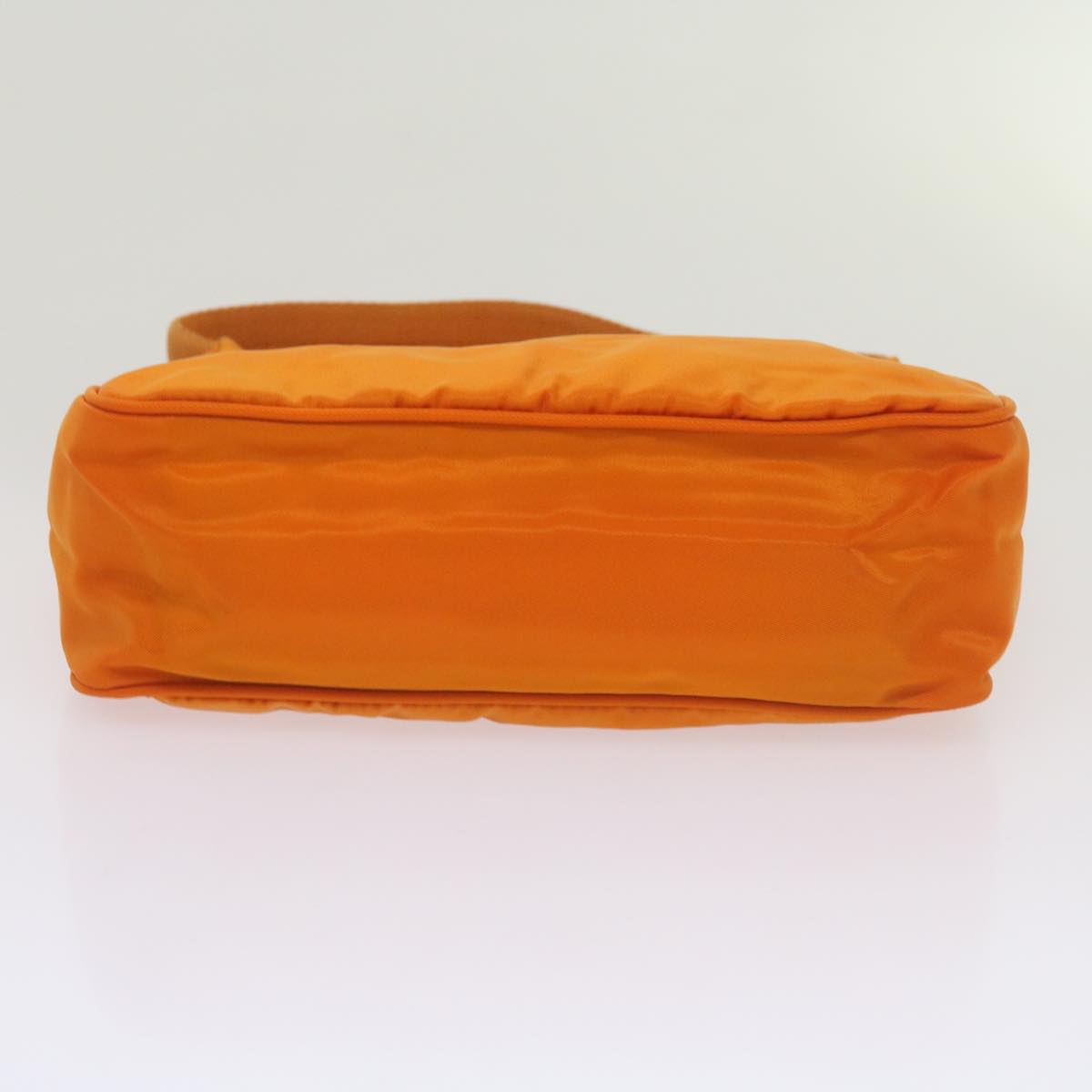 PRADA Hand Bag Nylon Orange Auth 68495