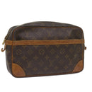 LOUIS VUITTON Monogram Compiegne 28 Clutch Bag M51845 LV Auth 68497-1