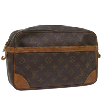 LOUIS VUITTON Monogram Compiegne 28 Clutch Bag M51845 LV Auth 68497