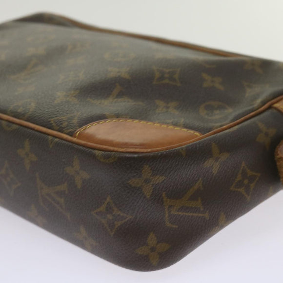 LOUIS VUITTON Monogram Compiegne 28 Clutch Bag M51845 LV Auth 68497