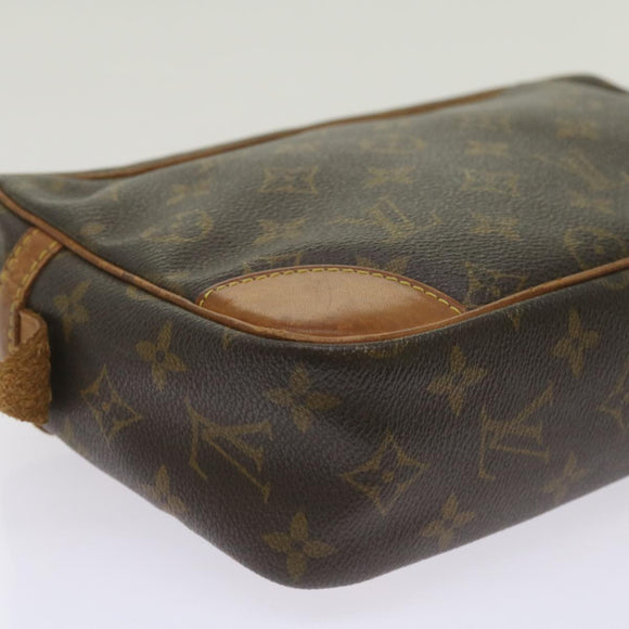 LOUIS VUITTON Monogram Compiegne 28 Clutch Bag M51845 LV Auth 68497