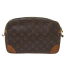 LOUIS VUITTON Monogram Compiegne 28 Clutch Bag M51845 LV Auth 68497-2