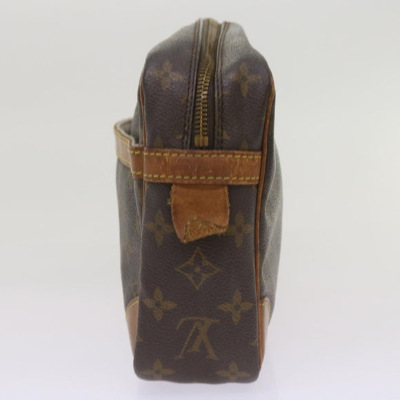 LOUIS VUITTON Monogram Compiegne 28 Clutch Bag M51845 LV Auth 68497