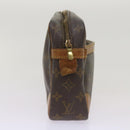 LOUIS VUITTON Monogram Compiegne 28 Clutch Bag M51845 LV Auth 68497-4