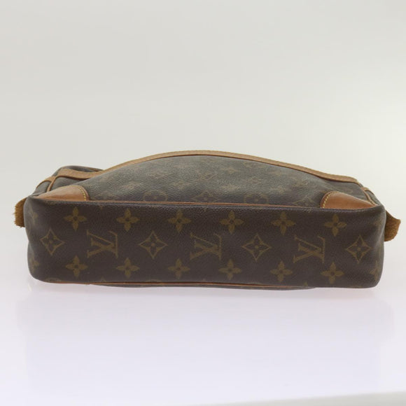 LOUIS VUITTON Monogram Compiegne 28 Clutch Bag M51845 LV Auth 68497