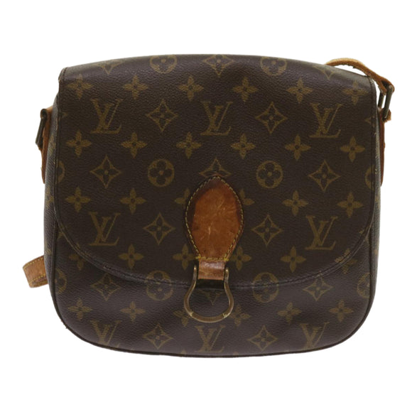 LOUIS VUITTON Monogram Saint Cloud GM Shoulder Bag M51242 LV Auth 68498