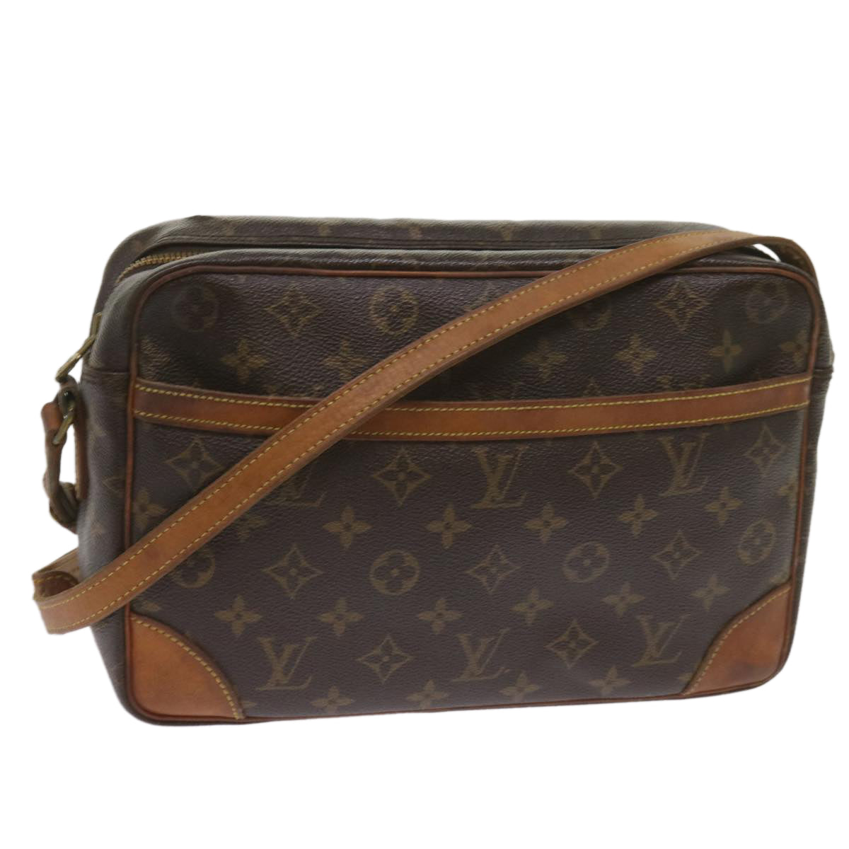 LOUIS VUITTON Monogram Trocadero 30 Shoulder Bag M51272 LV Auth 68500