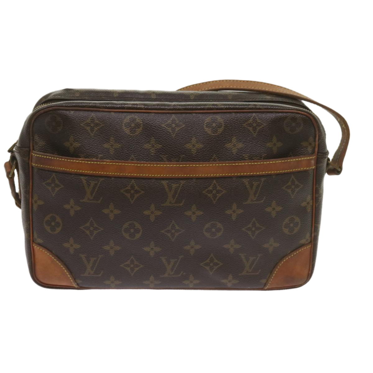 LOUIS VUITTON Monogram Trocadero 30 Shoulder Bag M51272 LV Auth 68500