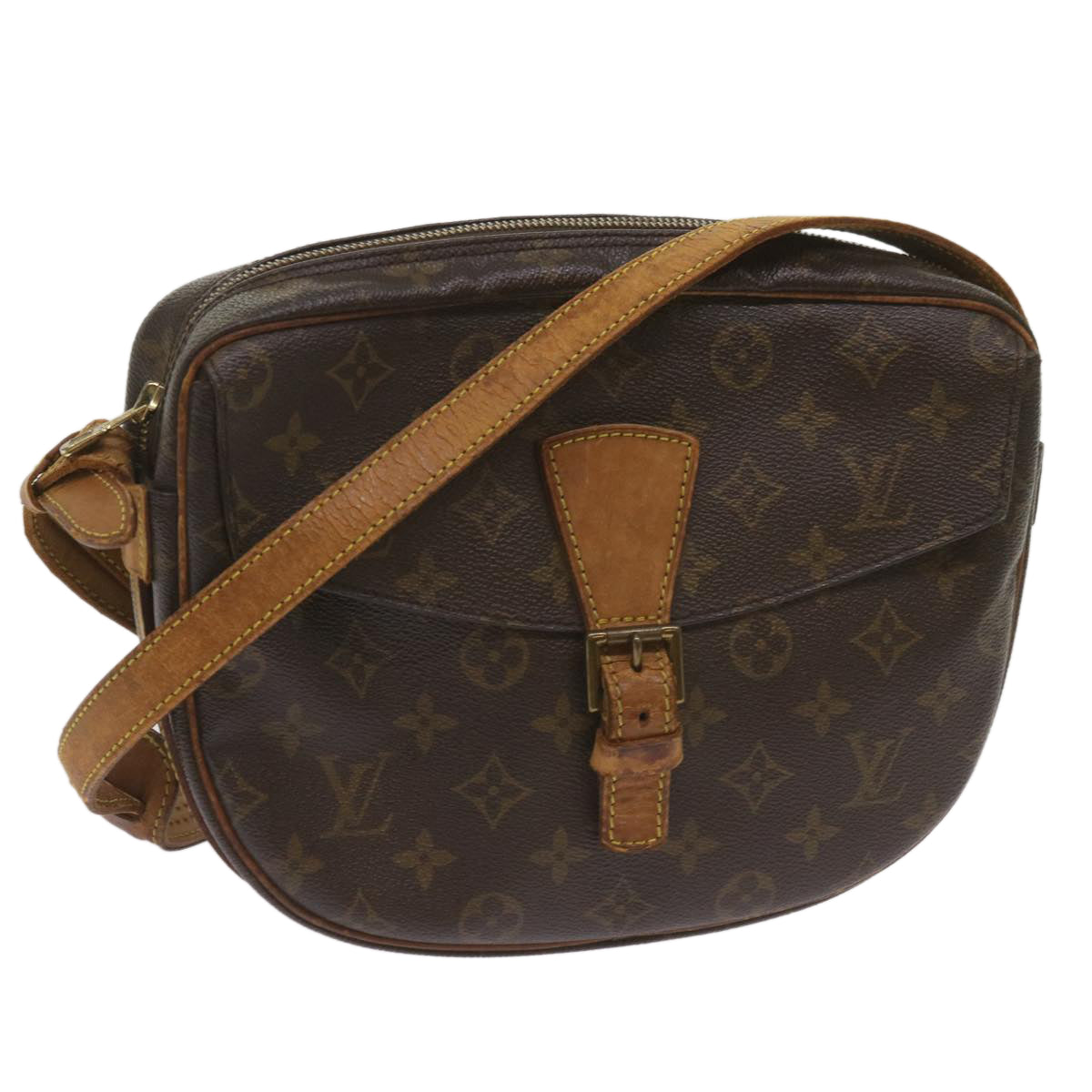 LOUIS VUITTON Monogram Jeune Fille MM Shoulder Bag M51226 LV Auth 68501