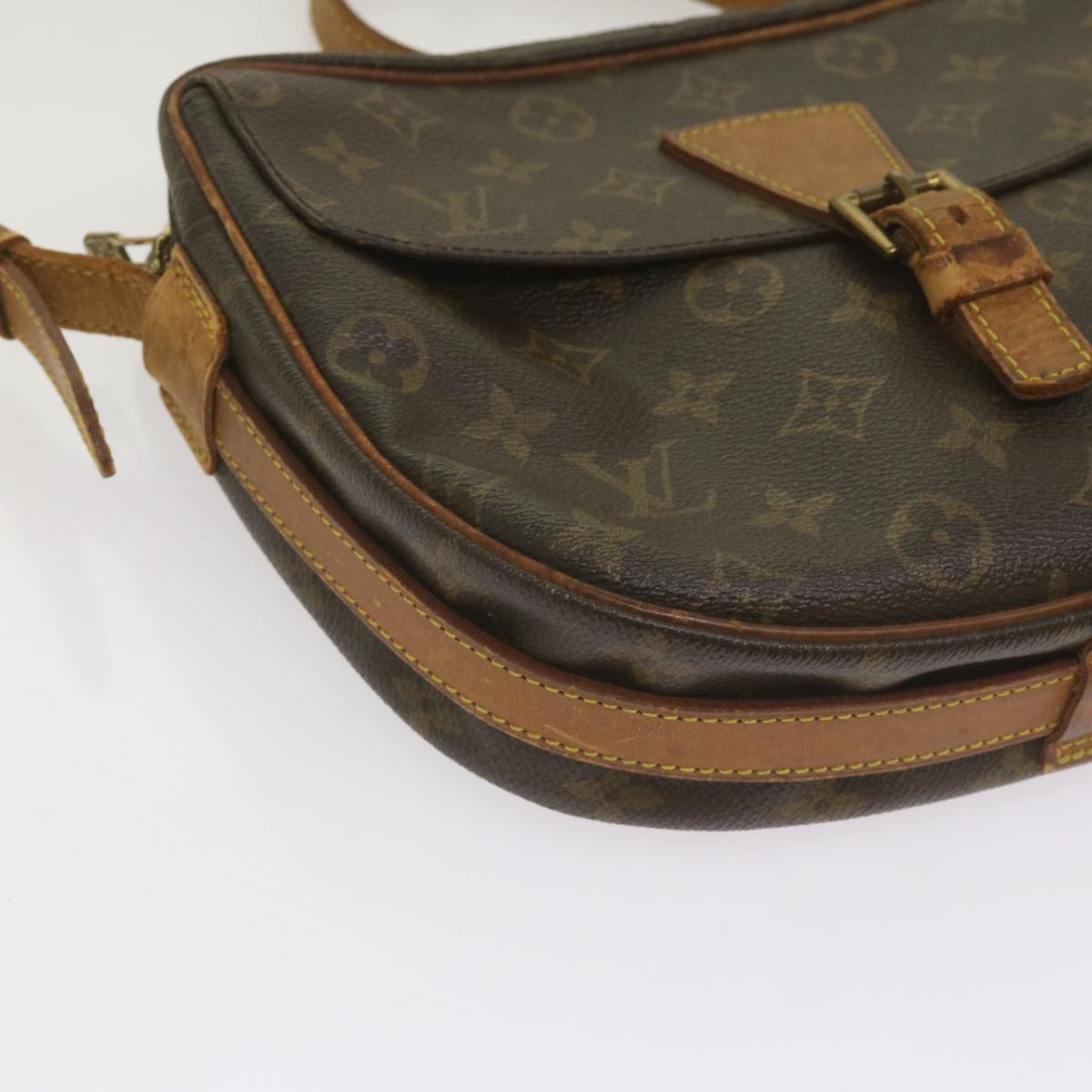 LOUIS VUITTON Monogram Jeune Fille MM Shoulder Bag M51226 LV Auth 68501