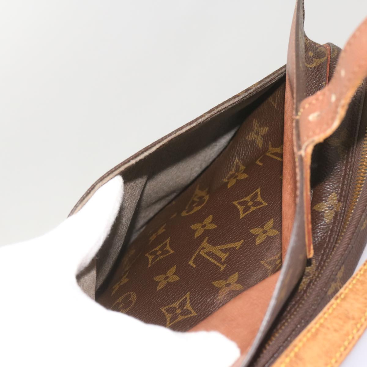 LOUIS VUITTON Monogram Jeune Fille MM Shoulder Bag M51226 LV Auth 68501