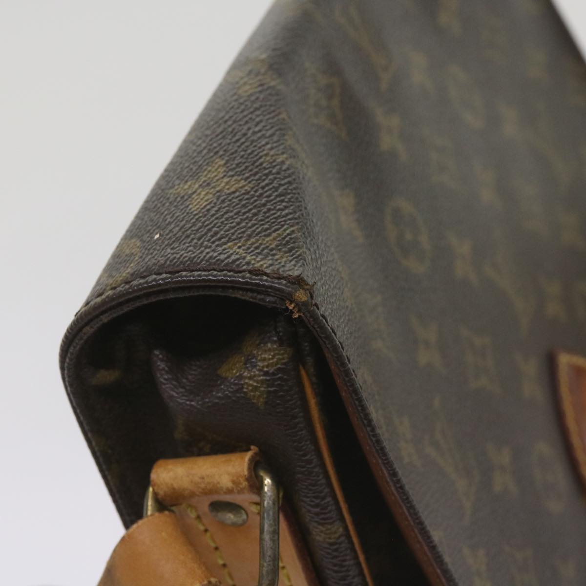 LOUIS VUITTON Monogram Cartouchiere GM Shoulder Bag M51252 LV Auth 68502