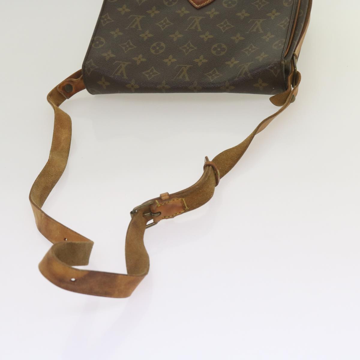 LOUIS VUITTON Monogram Cartouchiere GM Shoulder Bag M51252 LV Auth 68502