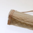 CELINE Macadam Canvas Shoulder Bag Beige Auth 68507-16