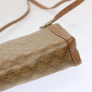 CELINE Macadam Canvas Shoulder Bag Beige Auth 68507-17