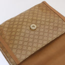 CELINE Macadam Canvas Shoulder Bag Beige Auth 68507-9