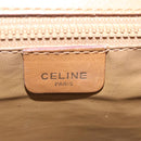 CELINE Macadam Canvas Shoulder Bag Beige Auth 68507-19