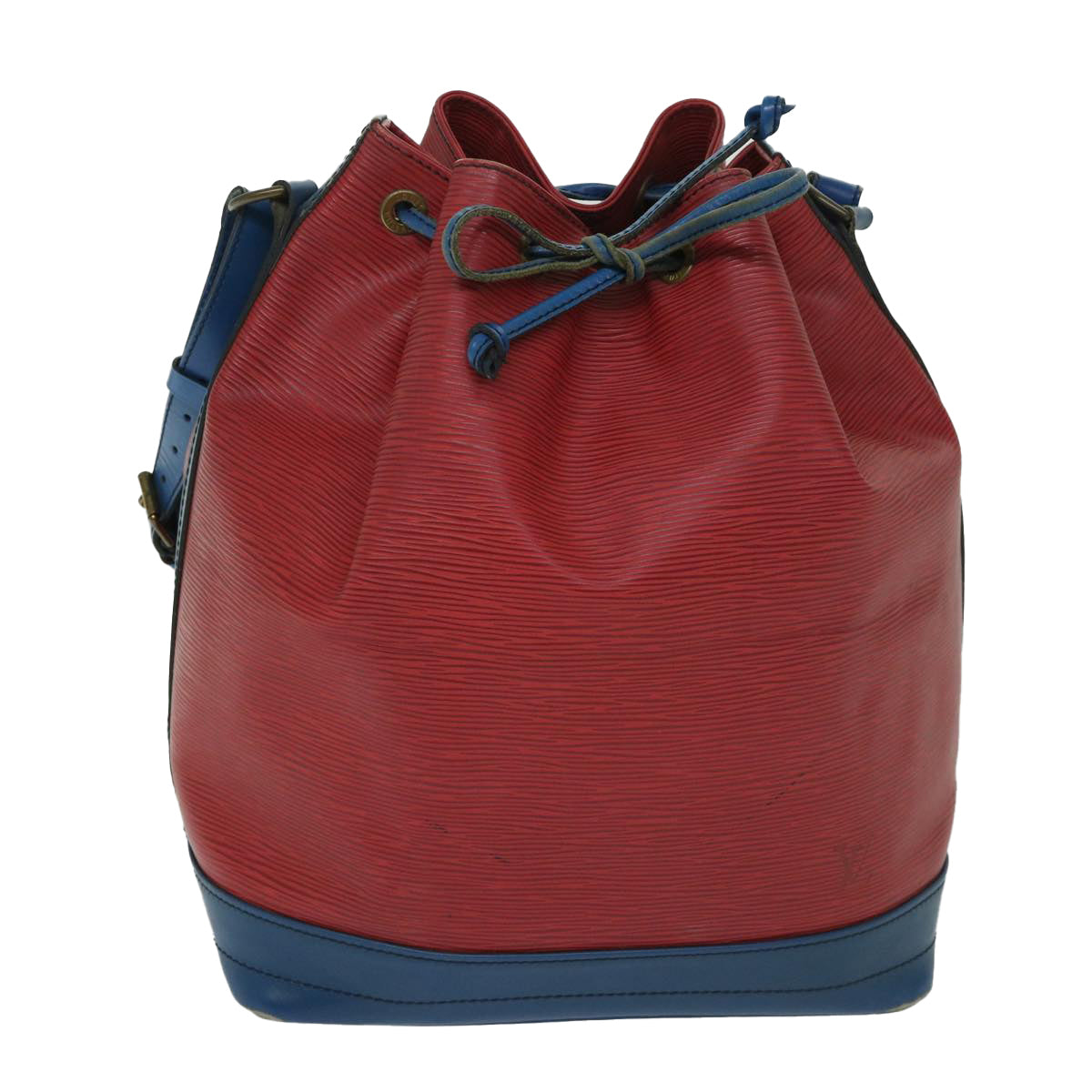 LOUIS VUITTON Epi Noe Shoulder Bag Bicolor Red Blue M44084 LV Auth 68539