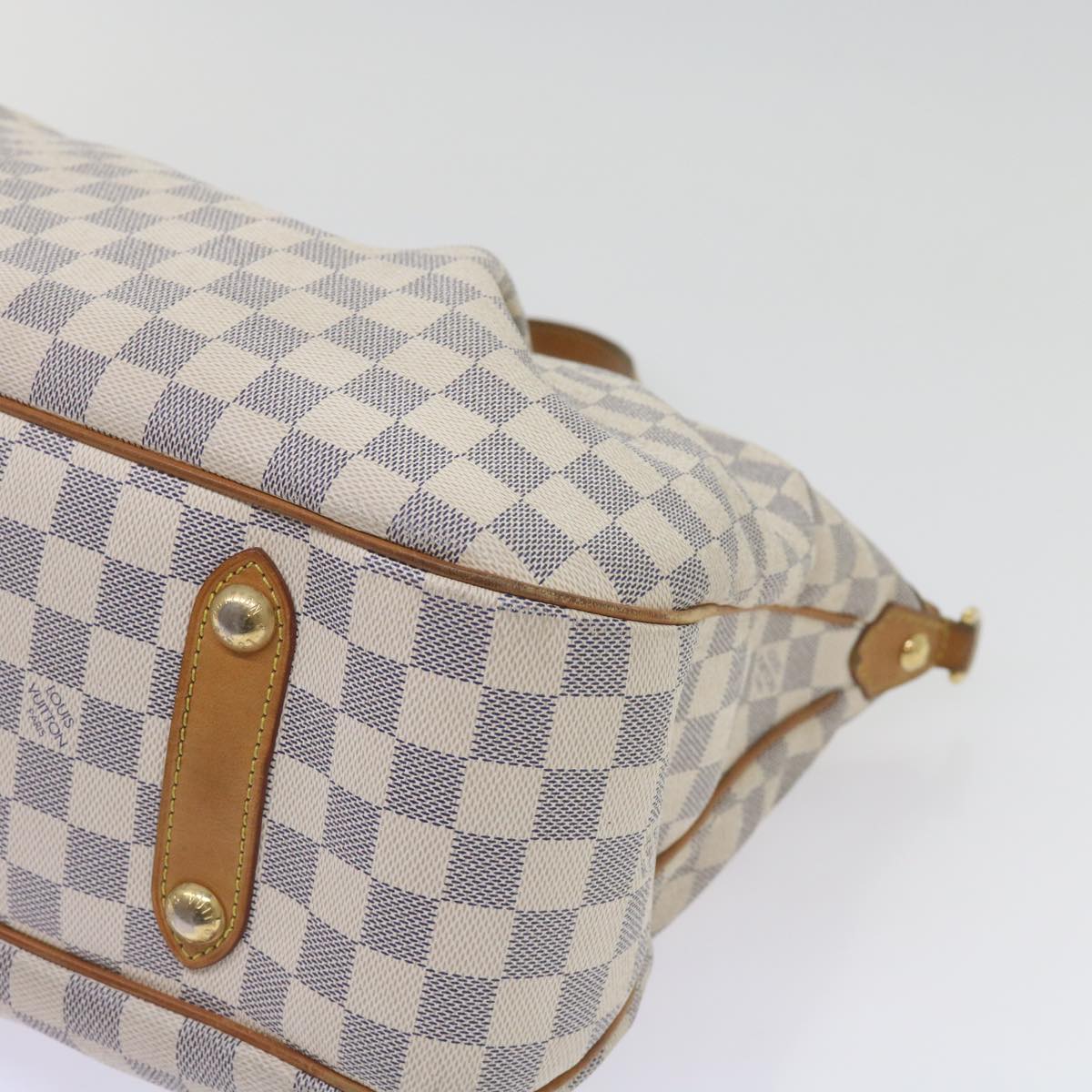 LOUIS VUITTON Damier Azur Siracusa MM Shoulder Bag N41112 LV Auth 68552