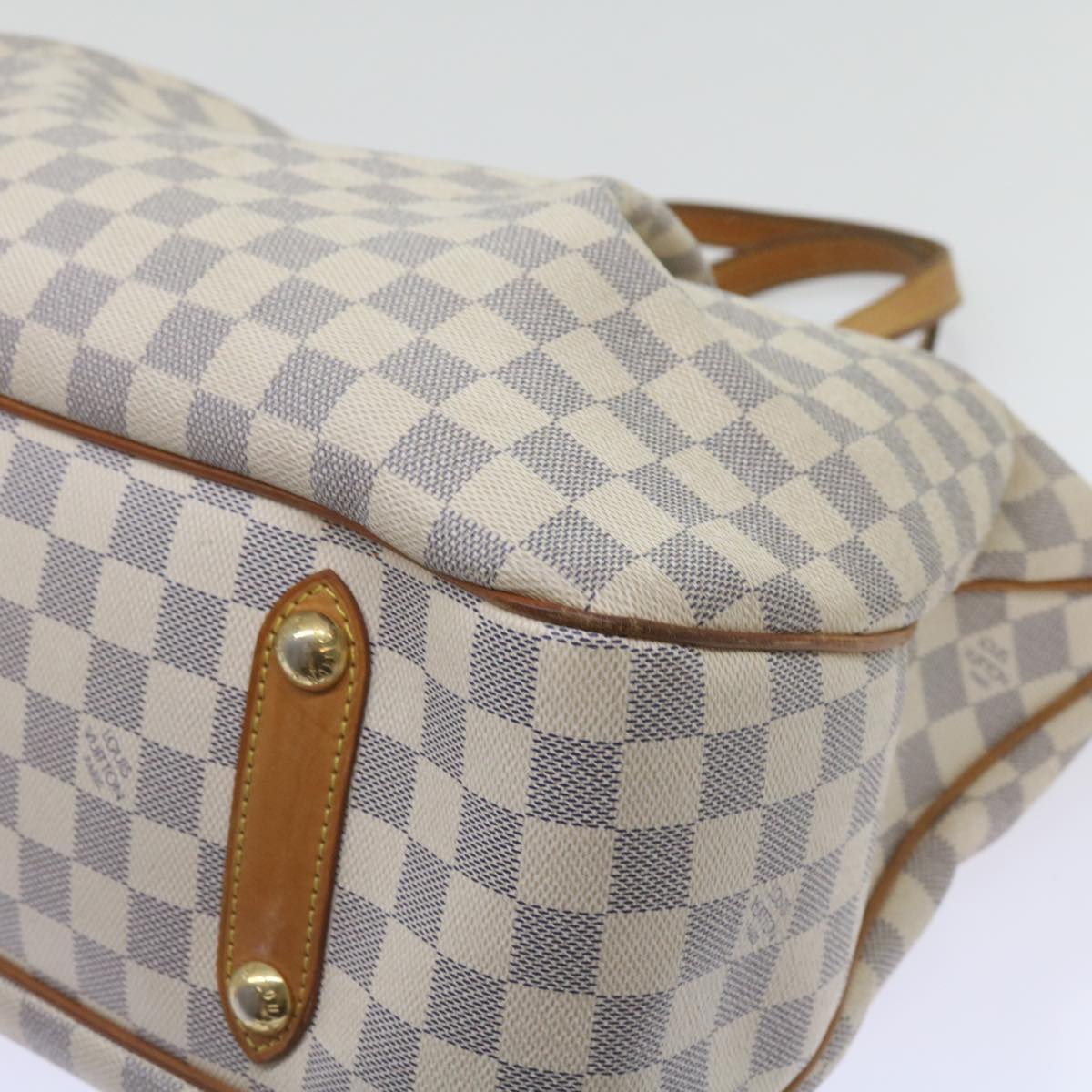 LOUIS VUITTON Damier Azur Siracusa MM Shoulder Bag N41112 LV Auth 68552