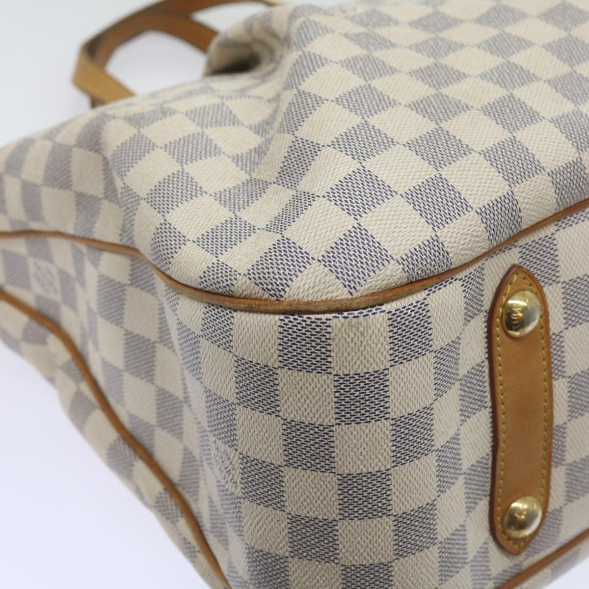 LOUIS VUITTON Damier Azur Siracusa MM Shoulder Bag N41112 LV Auth 68552