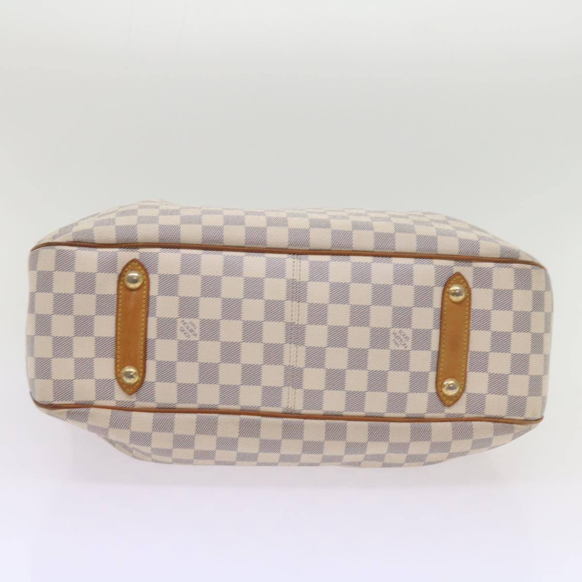 LOUIS VUITTON Damier Azur Siracusa MM Shoulder Bag N41112 LV Auth 68552