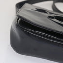 CELINE Shoulder Bag Enamel Navy Auth 68565-9