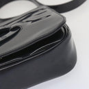 CELINE Shoulder Bag Enamel Navy Auth 68565-14