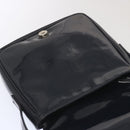 CELINE Shoulder Bag Enamel Navy Auth 68565-10