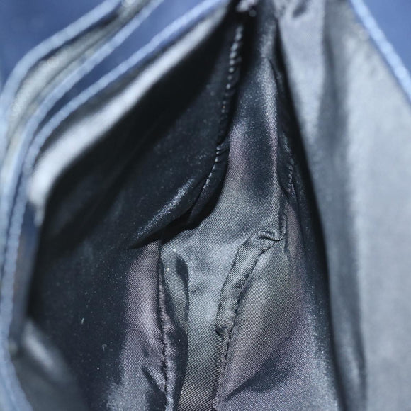 CELINE Shoulder Bag Enamel Navy Auth 68565