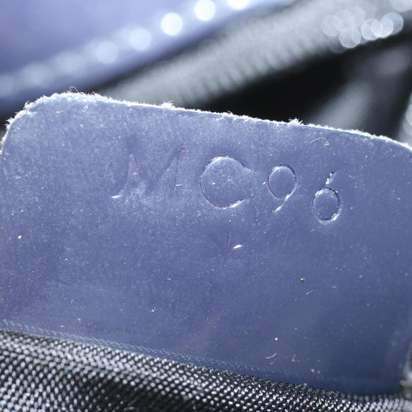 CELINE Shoulder Bag Enamel Navy Auth 68565