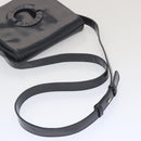 CELINE Shoulder Bag Enamel Navy Auth 68565-7