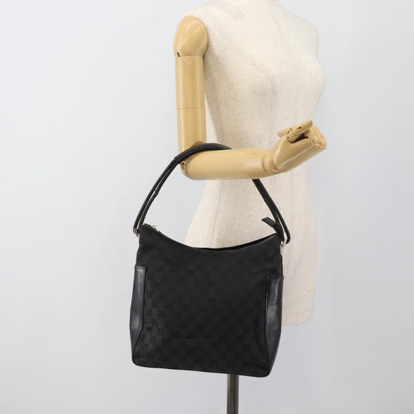 GUCCI GG Canvas Umhängetasche Schwarz 001 3766 2123 Original 68595