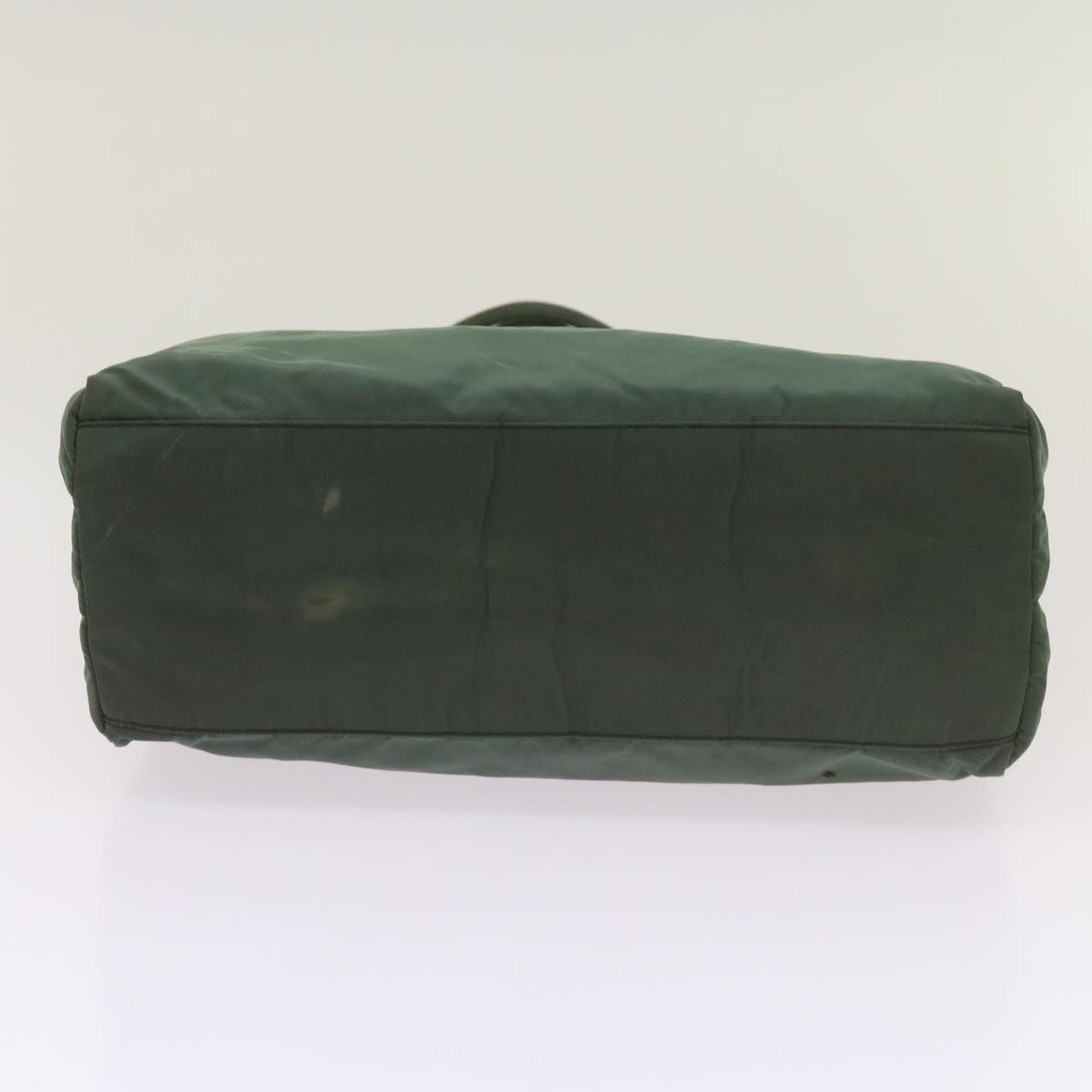 PRADA Tote Bag Nylon Green Auth 68622