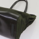 PRADA Tote Bag Nylon Khaki Auth 68627-15