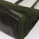 PRADA Tote Bag Nylon Khaki Auth 68627-17