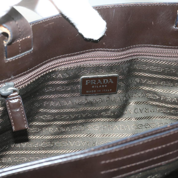 PRADA Tote Bag Nylon Khaki Auth 68627