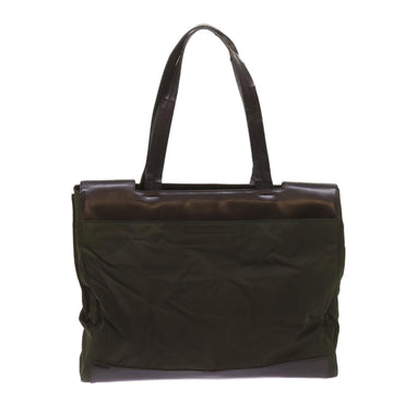PRADA Tote Bag Nylon Khaki Auth 68627 - 0