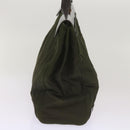 PRADA Tote Bag Nylon Khaki Auth 68627-3