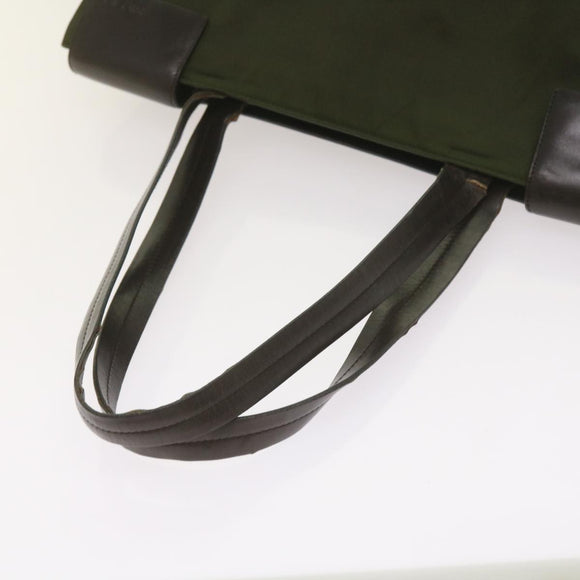PRADA Tote Bag Nylon Khaki Auth 68627