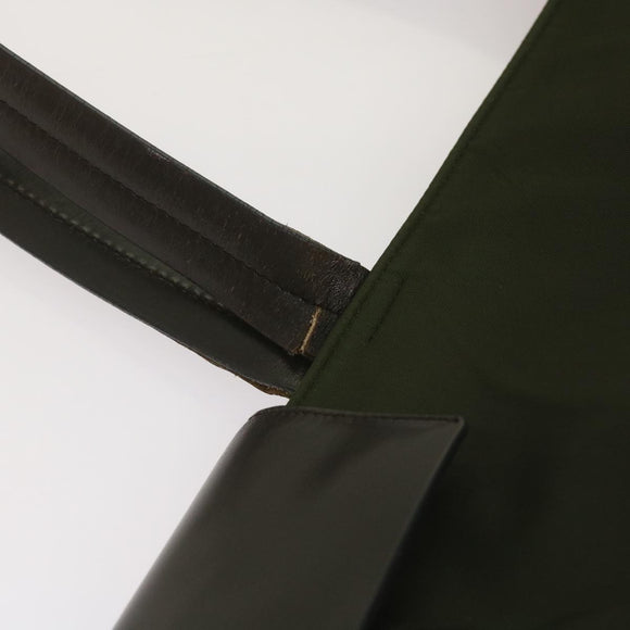 PRADA Tote Bag Nylon Khaki Auth 68627