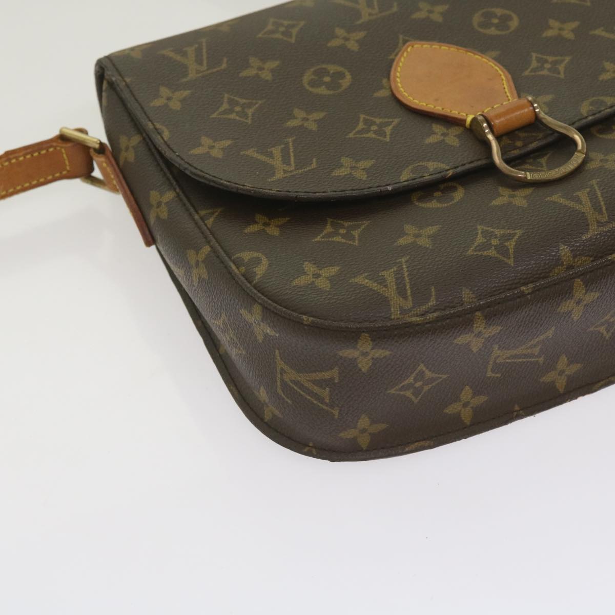 LOUIS VUITTON Monogram Saint Cloud GM Shoulder Bag M51242 LV Auth 68645