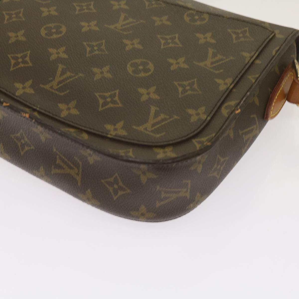 LOUIS VUITTON Monogram Saint Cloud GM Shoulder Bag M51242 LV Auth 68645