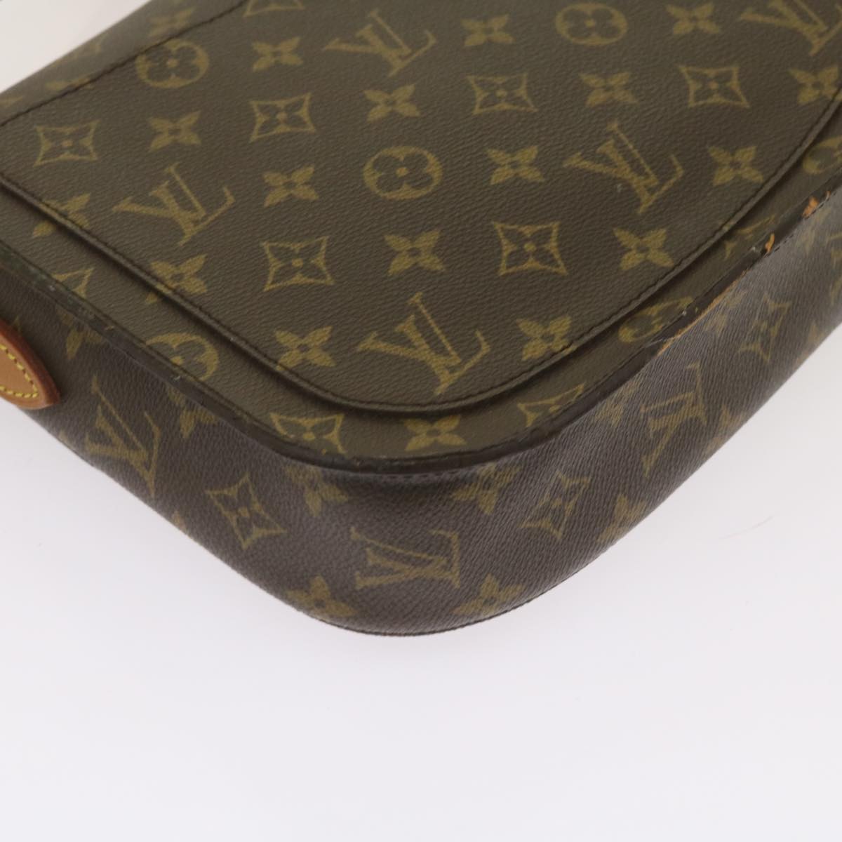 LOUIS VUITTON Monogram Saint Cloud GM Shoulder Bag M51242 LV Auth 68645